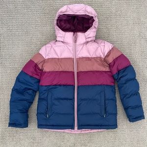 LL Bean puffer Girls size 10-12